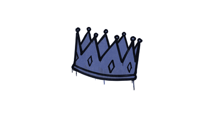 Sealed Graffiti | King Me (SWAT Blue)