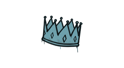 Sealed Graffiti | King Me (Wire Blue)