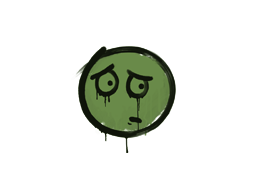 Sealed Graffiti | Worry (Battle Green)