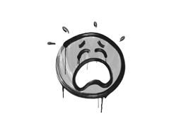 Sealed Graffiti | QQ (Shark White)