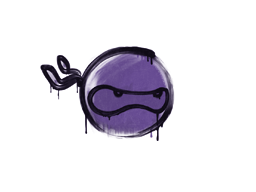 Grafiti precintado | Ninja (púrpura monstruo)