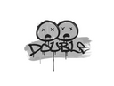 Sealed Graffiti | Double (Shark White)