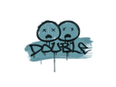 Sealed Graffiti | Double (Wire Blue)
