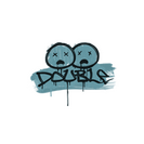 Sealed Graffiti | Double (Wire Blue)