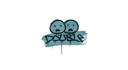 Sealed Graffiti | Double (Wire Blue)