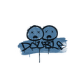 Sealed Graffiti | Double (Monarch Blue)