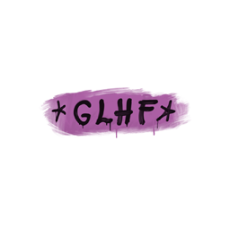 Sealed Graffiti | GLHF (Bazooka Pink)