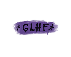 Sealed Graffiti | GLHF (Monster Purple)