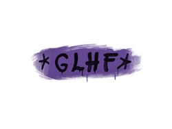 Sealed Graffiti | GLHF (Monster Purple)
