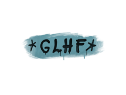 Primary image of skin Sealed Graffiti | GLHF (Wire Blue)