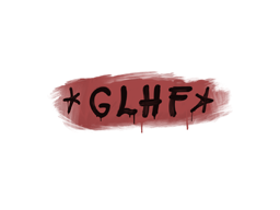 Sealed Graffiti | GLHF (Blood Red)