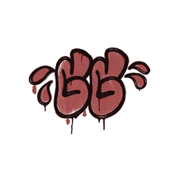 Sealed Graffiti | GGWP (Blood Red)