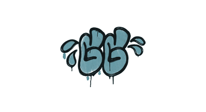 Sealed Graffiti | GGWP (Wire Blue)