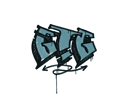 Sealed Graffiti | GTG (Wire Blue)