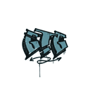 Sealed Graffiti | GTG (Wire Blue)