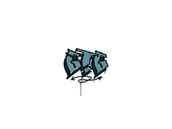 Graffiti | GTG (Wire Blue)