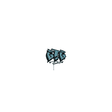 Sealed Graffiti | GTG (Wire Blue)
