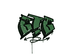 Запечатане графіті | GTG (Яскраво-зелений)