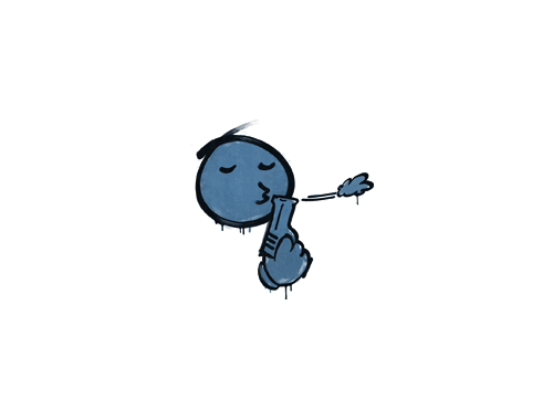 Sealed Graffiti | Quickdraw (Monarch Blue)