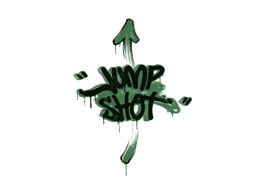 Primary image of skin Sealed Graffiti | Jump Shot (Jungle Green)