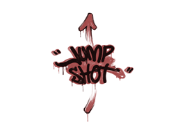 Grafiti precintado | Jump Shot (rojo sangre)