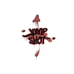 Sealed Graffiti | Jump Shot (Blood Red)