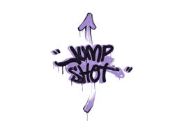 Versiegeltes Graffiti | Jump Shot (Brutales Violett)