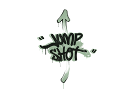 Versiegeltes Graffiti | Jump Shot (Geldscheingrün)