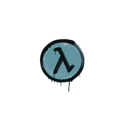 Sealed Graffiti | Lambda (Wire Blue)