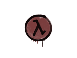 Sealed Graffiti | Lambda (Brick Red)