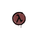 Sealed Graffiti | Lambda (Brick Red)