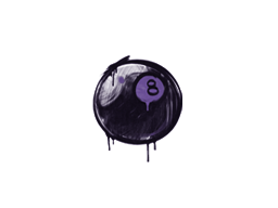 Sealed Graffiti | 8-Ball (Monster Purple)