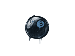 Sealed Graffiti | 8-Ball (Monarch Blue)