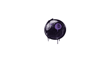 Sealed Graffiti | 8-Ball (Monster Purple)