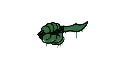 Sealed Graffiti | Backstab (Jungle Green)