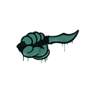 Sealed Graffiti | Backstab (Frog Green)