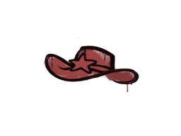 Default of skin Sealed Graffiti | Sheriff (Blood Red)