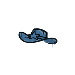 Sealed Graffiti | Sheriff (Monarch Blue)