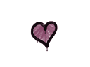 Grafiti precintado | Corazón (rosa princesa)