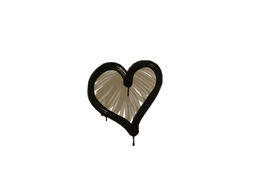 Grafíti selado | Heart (Dust Brown)