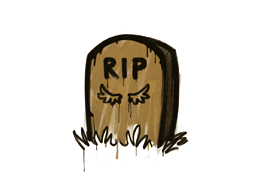 Sealed Graffiti | Tombstone (Desert Amber)