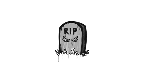 Sealed Graffiti | Tombstone (Shark White)