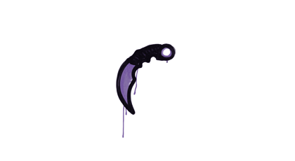 Sealed Graffiti | Karambit (Monster Purple)