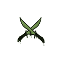 Sealed Graffiti | X-Knives (Battle Green)