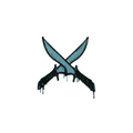 Sealed Graffiti | X-Knives (Wire Blue)