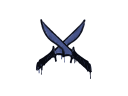 Sealed Graffiti | X-Knives (SWAT Blue)