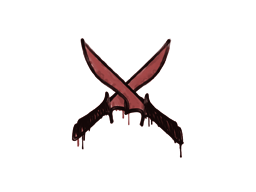 Primary image of skin Sealed Graffiti | X-Knives (Blood Red)