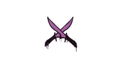 Sealed Graffiti | X-Knives (Bazooka Pink)