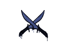 Sealed Graffiti | X-Knives (SWAT Blue)