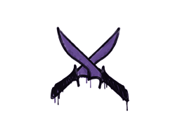 Default of skin Sealed Graffiti | X-Knives (Monster Purple)